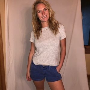 Dark navy blue dress shorts